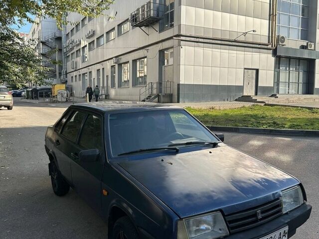 Синий ВАЗ 21099, объемом двигателя 1.6 л и пробегом 185 тыс. км за 1555 $, фото 1 на Automoto.ua