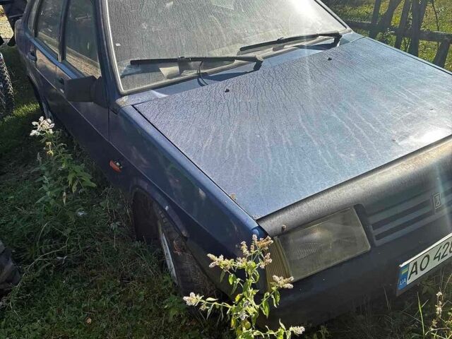 Синій ВАЗ 21099, об'ємом двигуна 1.5 л та пробігом 120 тис. км за 400 $, фото 1 на Automoto.ua