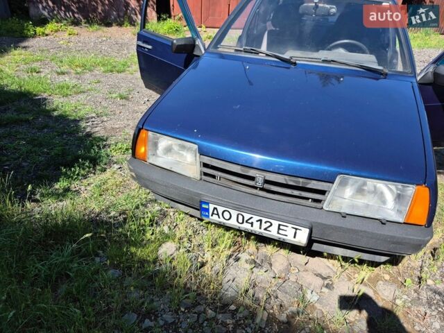 Синий ВАЗ 21099, объемом двигателя 1.46 л и пробегом 230 тыс. км за 1500 $, фото 1 на Automoto.ua