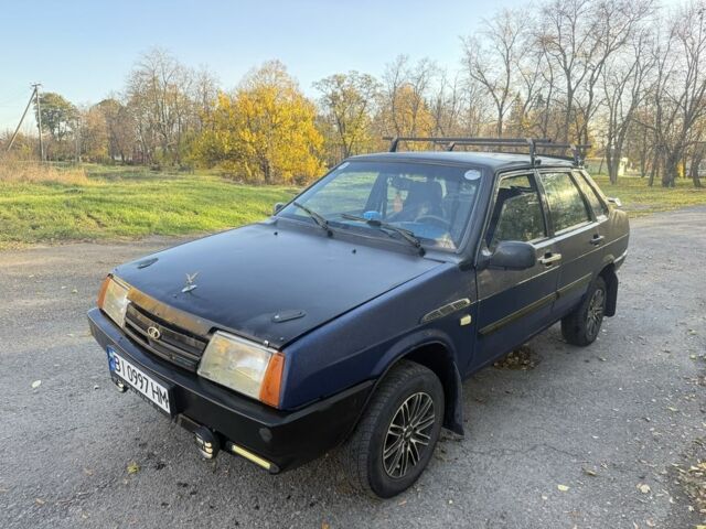 ВАЗ 21099 2005 в Глобино на Automoto.ua Синий ВАЗ 21099, объемом двигателя 1.5 л и пробегом 378 тыс. км за 1500 $, фото 1 на Automoto.ua