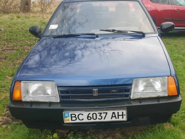 Синий ВАЗ 21099, объемом двигателя 1.5 л и пробегом 80 тыс. км за 720 $, фото 1 на Automoto.ua