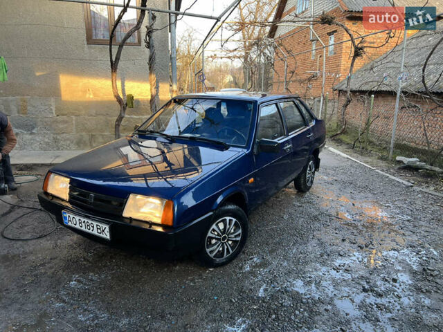 Синій ВАЗ 21099, об'ємом двигуна 1.5 л та пробігом 120 тис. км за 1100 $, фото 1 на Automoto.ua