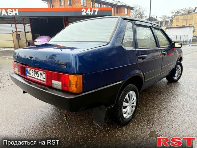 Синий ВАЗ 21099, объемом двигателя 1.5 л и пробегом 200 тыс. км за 1150 $, фото 1 на Automoto.ua