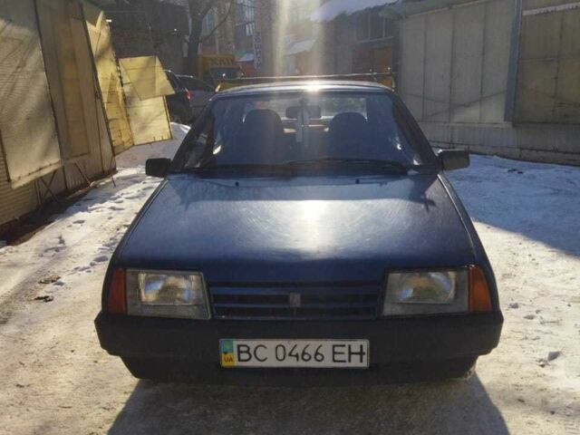 Синий ВАЗ 21099, объемом двигателя 1.5 л и пробегом 154 тыс. км за 1000 $, фото 1 на Automoto.ua