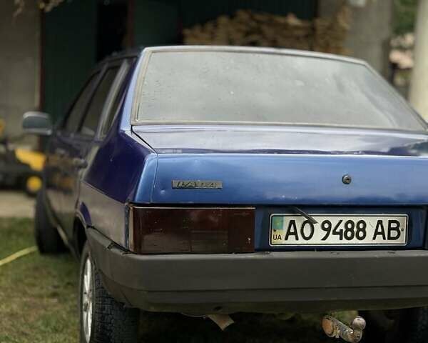 Синий ВАЗ 21099, объемом двигателя 1.5 л и пробегом 167 тыс. км за 1050 $, фото 1 на Automoto.ua