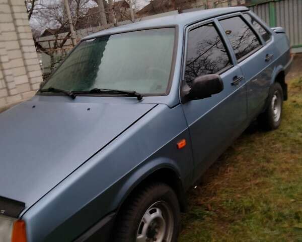 Синий ВАЗ 21099, объемом двигателя 1.6 л и пробегом 170 тыс. км за 2500 $, фото 1 на Automoto.ua