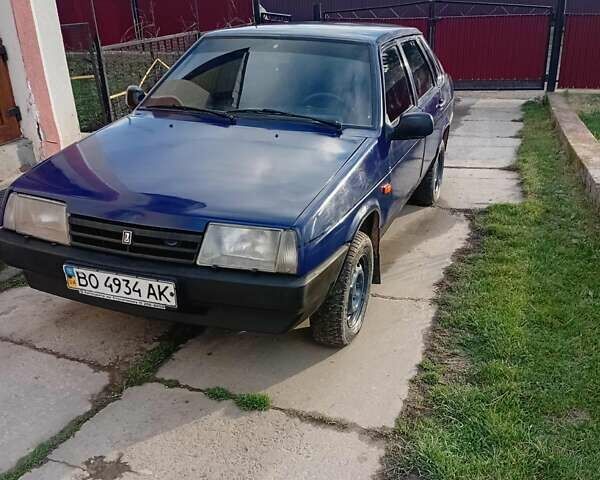 Синий ВАЗ 21099, объемом двигателя 1.5 л и пробегом 105 тыс. км за 1100 $, фото 1 на Automoto.ua