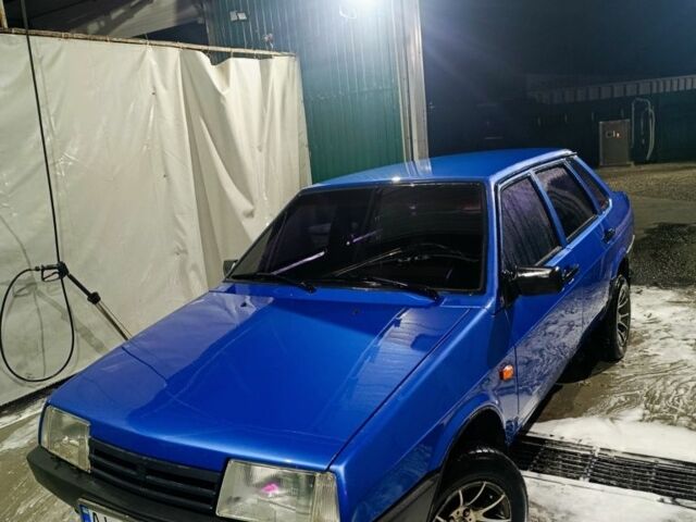 Синий ВАЗ 21099, объемом двигателя 1.5 л и пробегом 189 тыс. км за 1897 $, фото 1 на Automoto.ua