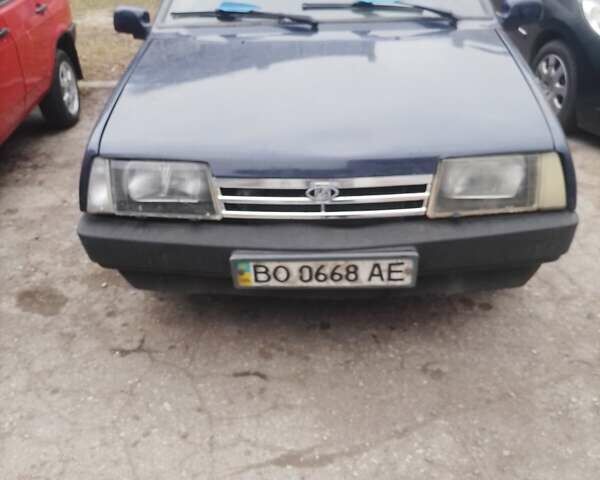 Синий ВАЗ 21099, объемом двигателя 1.5 л и пробегом 270 тыс. км за 1150 $, фото 1 на Automoto.ua