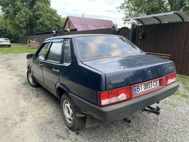 Синий ВАЗ 21099, объемом двигателя 1.5 л и пробегом 168 тыс. км за 850 $, фото 1 на Automoto.ua