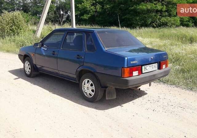 Синий ВАЗ 21099, объемом двигателя 1.6 л и пробегом 265 тыс. км за 1450 $, фото 1 на Automoto.ua