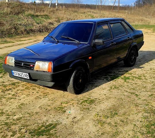 Синій ВАЗ 21099, об'ємом двигуна 1.5 л та пробігом 50 тис. км за 2300 $, фото 1 на Automoto.ua