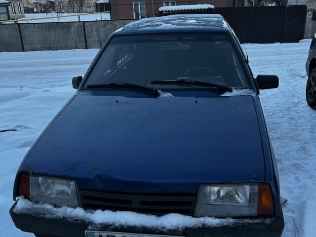 Синий ВАЗ 21099, объемом двигателя 1.5 л и пробегом 150 тыс. км за 1251 $, фото 1 на Automoto.ua