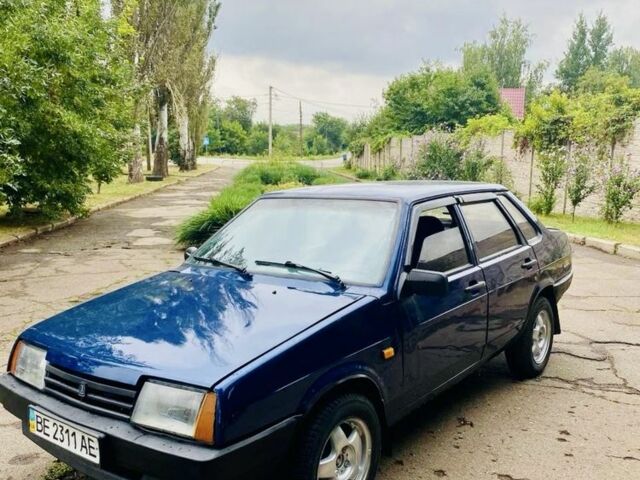 Синий ВАЗ 21099, объемом двигателя 1.5 л и пробегом 124 тыс. км за 830 $, фото 1 на Automoto.ua