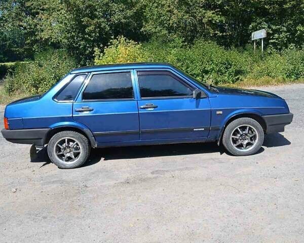 Синий ВАЗ 21099, объемом двигателя 1.5 л и пробегом 99 тыс. км за 2190 $, фото 1 на Automoto.ua