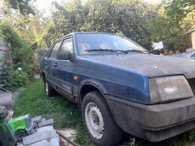Синий ВАЗ 21099, объемом двигателя 0 л и пробегом 20 тыс. км за 596 $, фото 1 на Automoto.ua