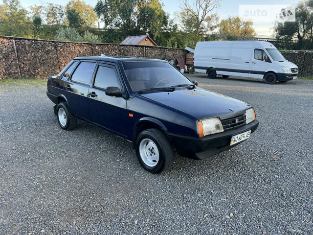 Синій ВАЗ 21099, об'ємом двигуна 1.5 л та пробігом 162 тис. км за 1100 $, фото 1 на Automoto.ua