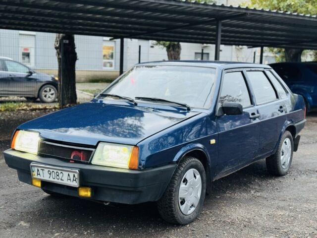 Синий ВАЗ 21099, объемом двигателя 1.5 л и пробегом 1 тыс. км за 1200 $, фото 1 на Automoto.ua