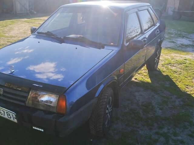 Синий ВАЗ 21099, объемом двигателя 0 л и пробегом 204 тыс. км за 2100 $, фото 1 на Automoto.ua