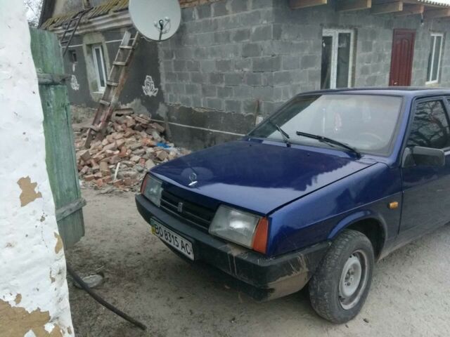 Синій ВАЗ 21099, об'ємом двигуна 1.5 л та пробігом 1 тис. км за 2100 $, фото 1 на Automoto.ua