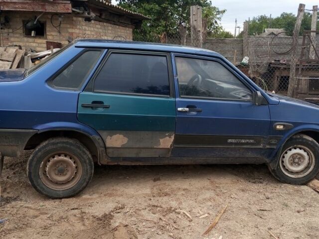 Синий ВАЗ 21099, объемом двигателя 1.5 л и пробегом 226 тыс. км за 583 $, фото 1 на Automoto.ua