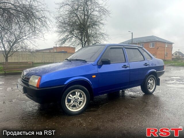 Синий ВАЗ 21099, объемом двигателя 1.5 л и пробегом 160 тыс. км за 1900 $, фото 1 на Automoto.ua