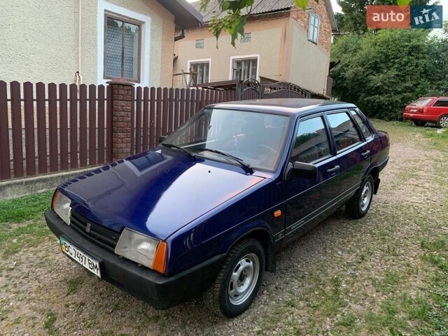 Синій ВАЗ 21099, об'ємом двигуна 1.5 л та пробігом 185 тис. км за 1400 $, фото 1 на Automoto.ua