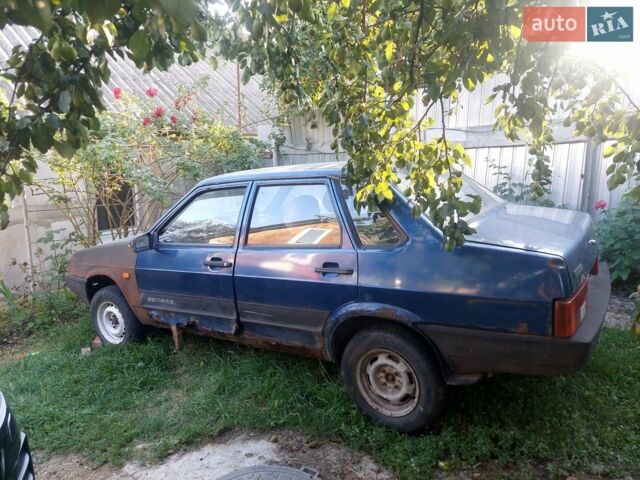 Синий ВАЗ 21099, объемом двигателя 1.6 л и пробегом 50 тыс. км за 550 $, фото 1 на Automoto.ua
