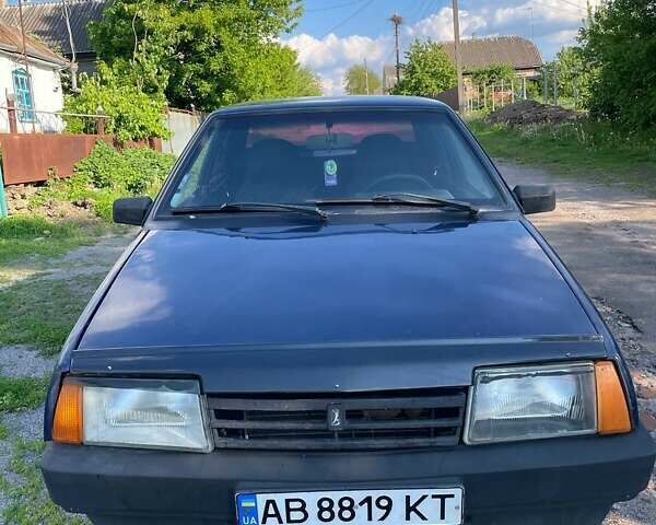 Синий ВАЗ 21099, объемом двигателя 1.5 л и пробегом 227 тыс. км за 1600 $, фото 1 на Automoto.ua