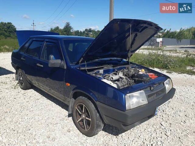Синий ВАЗ 21099, объемом двигателя 1.5 л и пробегом 242 тыс. км за 1600 $, фото 1 на Automoto.ua