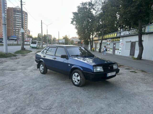 Синий ВАЗ 21099, объемом двигателя 1.6 л и пробегом 205 тыс. км за 1554 $, фото 1 на Automoto.ua