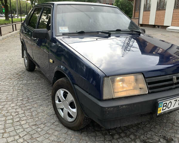 Синий ВАЗ 21099, объемом двигателя 1.5 л и пробегом 172 тыс. км за 1450 $, фото 1 на Automoto.ua
