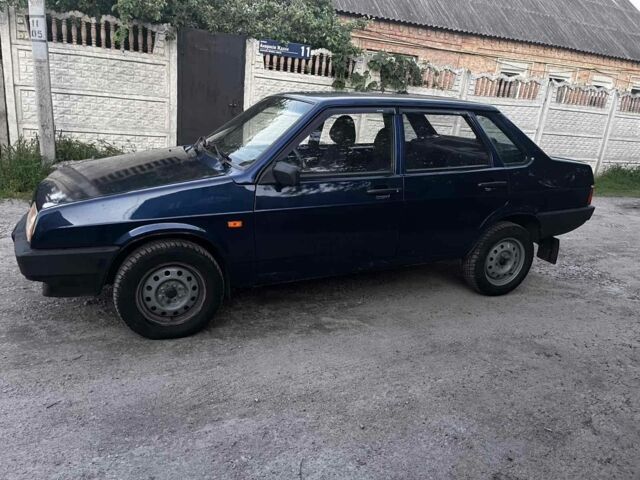 Синий ВАЗ 21099, объемом двигателя 1.5 л и пробегом 231 тыс. км за 1499 $, фото 1 на Automoto.ua