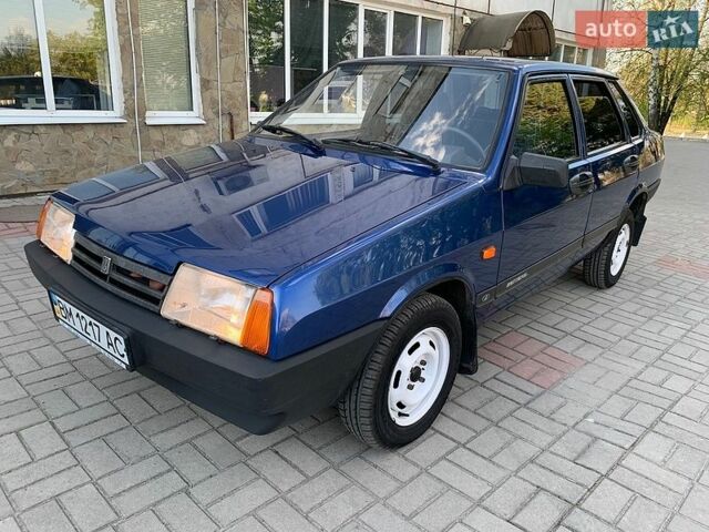 Синий ВАЗ 21099, объемом двигателя 1.5 л и пробегом 62 тыс. км за 3300 $, фото 1 на Automoto.ua