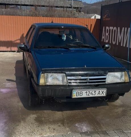 Синий ВАЗ 21099, объемом двигателя 1.5 л и пробегом 280 тыс. км за 500 $, фото 1 на Automoto.ua