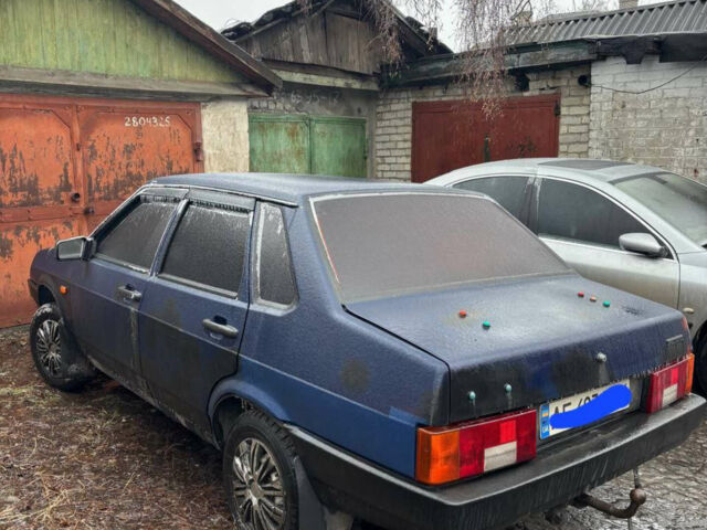 Синий ВАЗ 21099, объемом двигателя 1.49 л и пробегом 146 тыс. км за 1500 $, фото 1 на Automoto.ua
