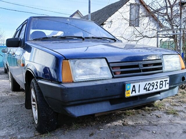 Синий ВАЗ 21099, объемом двигателя 1.5 л и пробегом 166 тыс. км за 900 $, фото 1 на Automoto.ua