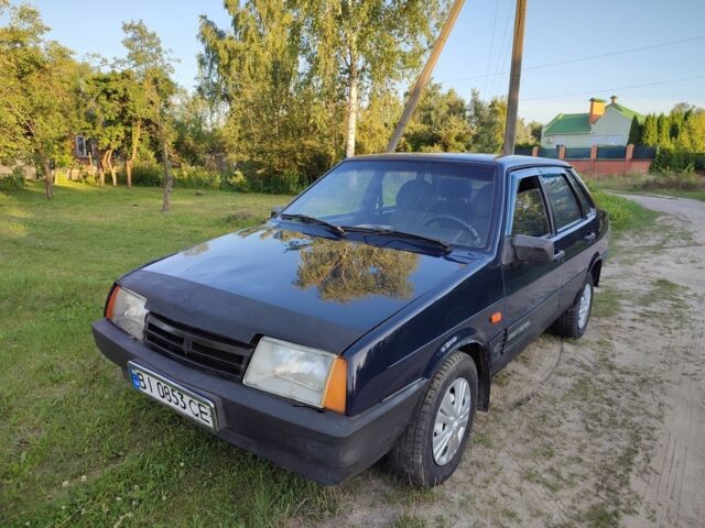 Синій ВАЗ 21099, об'ємом двигуна 1.5 л та пробігом 200 тис. км за 1100 $, фото 1 на Automoto.ua