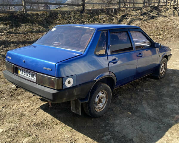 Синий ВАЗ 21099, объемом двигателя 1.5 л и пробегом 120 тыс. км за 1100 $, фото 1 на Automoto.ua