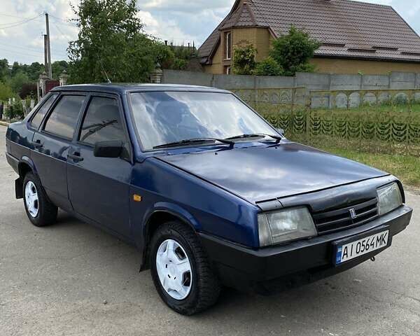 Синий ВАЗ 21099, объемом двигателя 1.5 л и пробегом 180 тыс. км за 1650 $, фото 1 на Automoto.ua