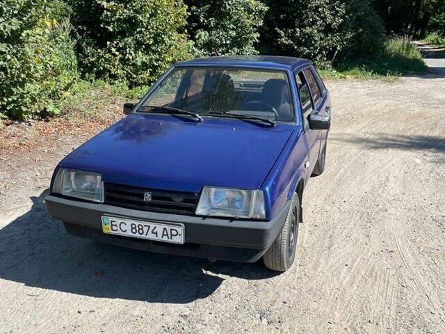 Синий ВАЗ 21099, объемом двигателя 1.5 л и пробегом 190 тыс. км за 900 $, фото 1 на Automoto.ua