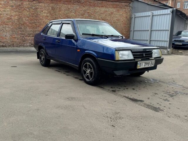 Синій ВАЗ 21099, об'ємом двигуна 1.5 л та пробігом 139 тис. км за 1550 $, фото 1 на Automoto.ua