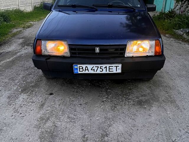 Синий ВАЗ 21099, объемом двигателя 1.5 л и пробегом 230 тыс. км за 1399 $, фото 1 на Automoto.ua