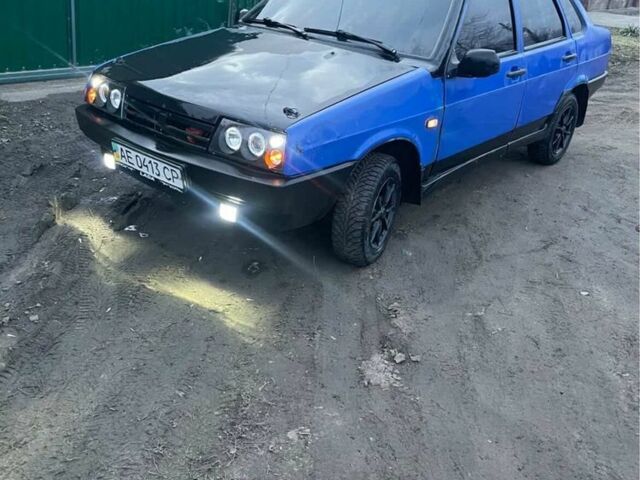 Синий ВАЗ 21099, объемом двигателя 1.6 л и пробегом 3 тыс. км за 1000 $, фото 1 на Automoto.ua