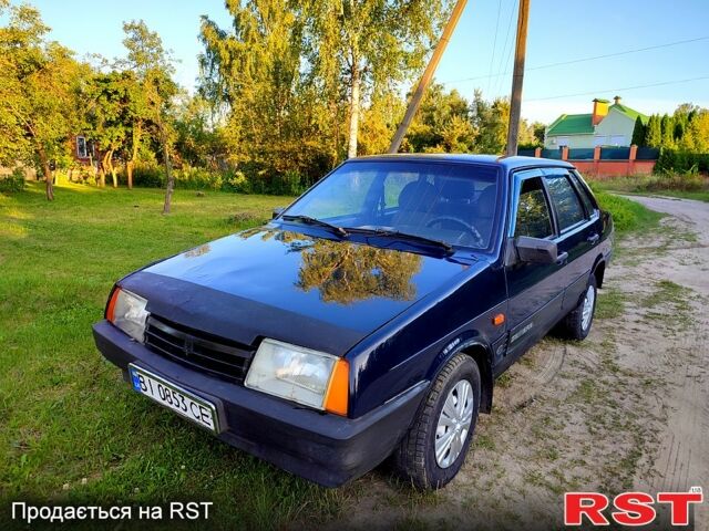 Синій ВАЗ 21099, об'ємом двигуна 1.5 л та пробігом 200 тис. км за 1200 $, фото 1 на Automoto.ua