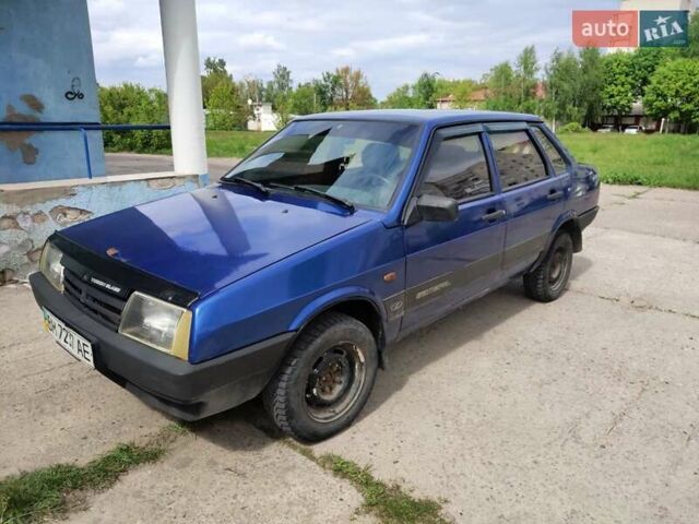 Синий ВАЗ 21099, объемом двигателя 1.6 л и пробегом 148 тыс. км за 2350 $, фото 1 на Automoto.ua