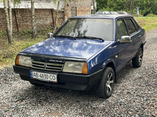 Синій ВАЗ 21099, об'ємом двигуна 1.5 л та пробігом 200 тис. км за 1400 $, фото 1 на Automoto.ua