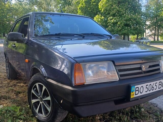 Синий ВАЗ 21099, объемом двигателя 1.6 л и пробегом 206 тыс. км за 1600 $, фото 1 на Automoto.ua