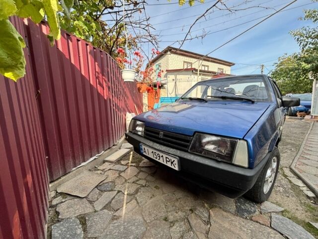 Синий ВАЗ 21099, объемом двигателя 1.6 л и пробегом 170 тыс. км за 1907 $, фото 1 на Automoto.ua