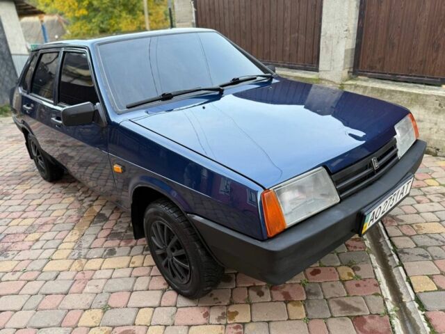 Синий ВАЗ 21099, объемом двигателя 1.6 л и пробегом 2 тыс. км за 1950 $, фото 1 на Automoto.ua